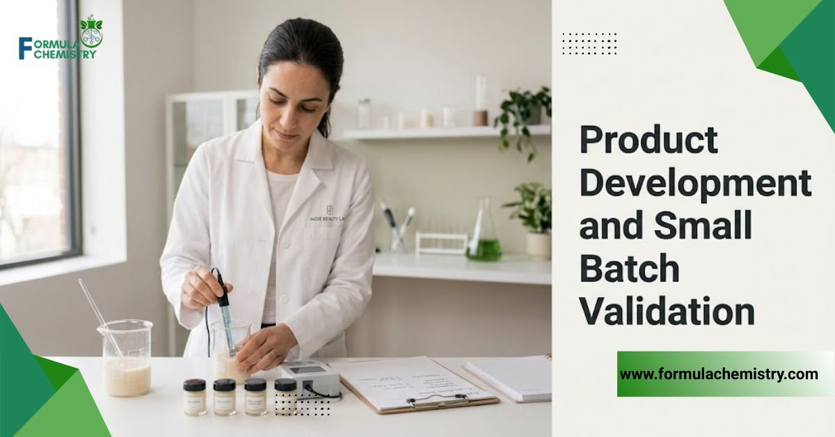 product development and small batch validation