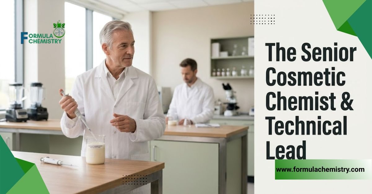 the senior cosmetic chemist & technical lead