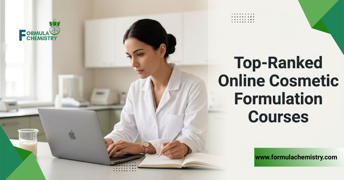 top ranked online cosmetic formulation courses
