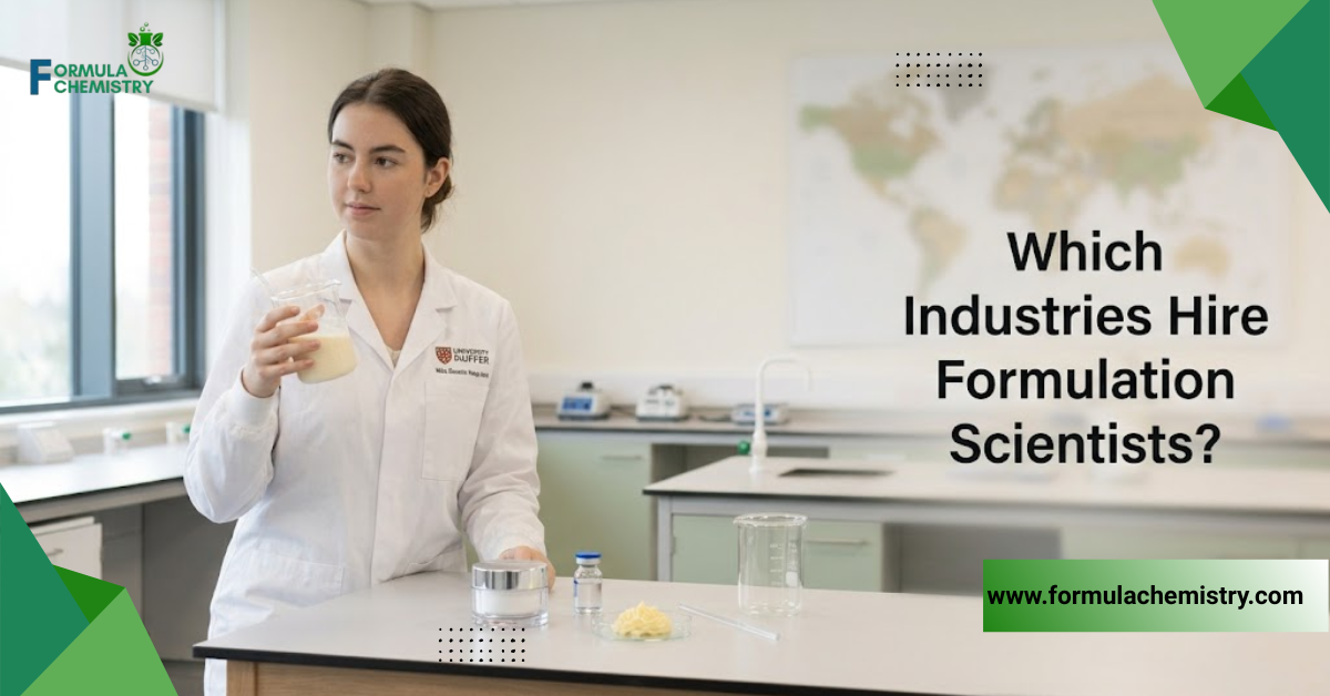 which industries hire formulation scientists