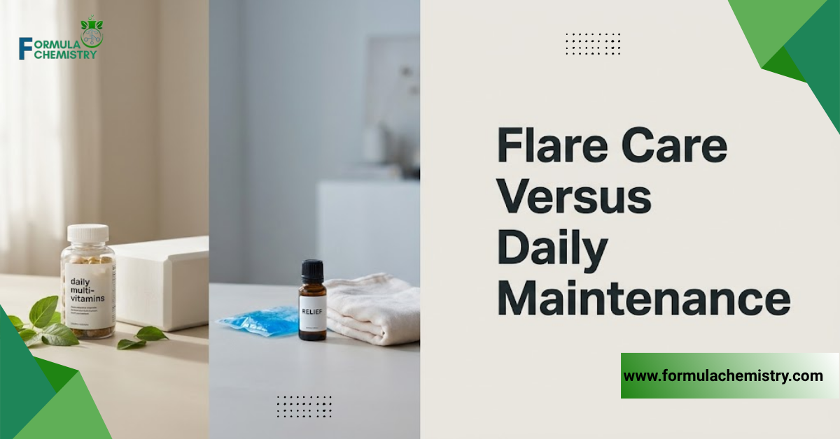 flare care versus daily maintenance