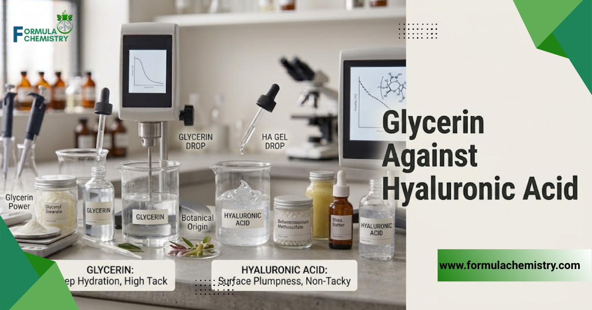 glycerin against hyluronic acid
