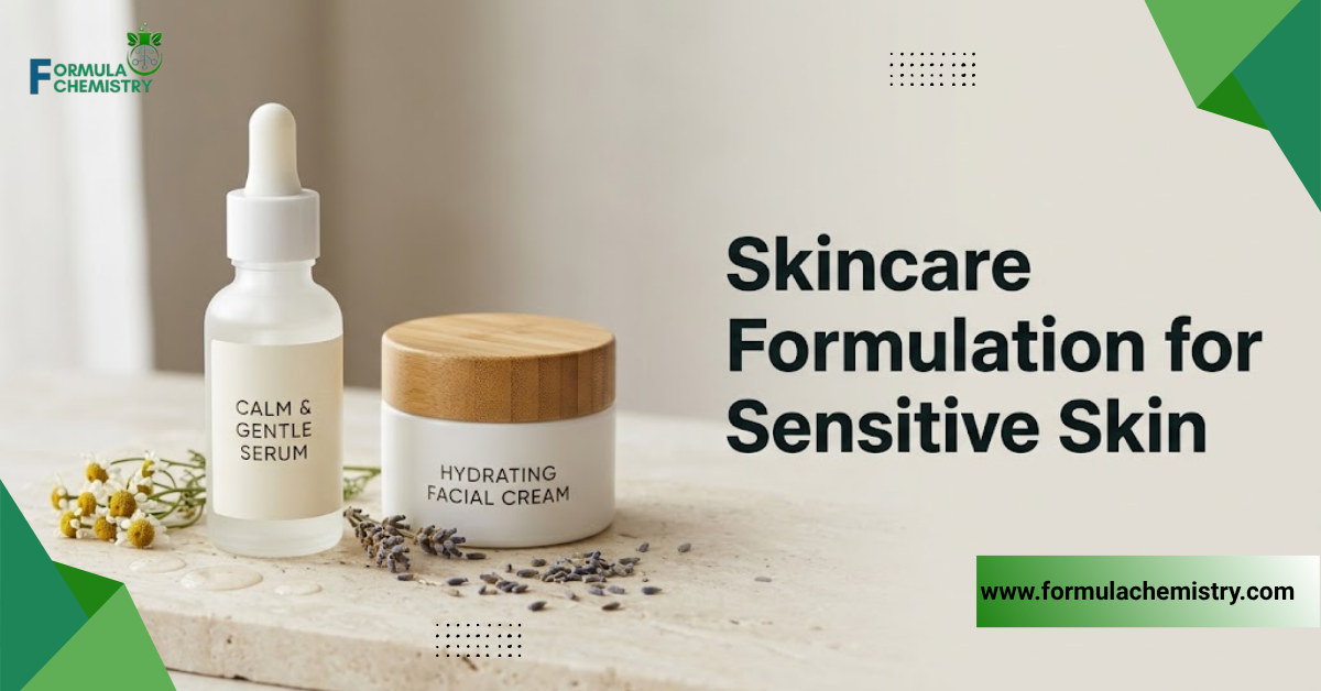 skincare formulation for sensitive skin