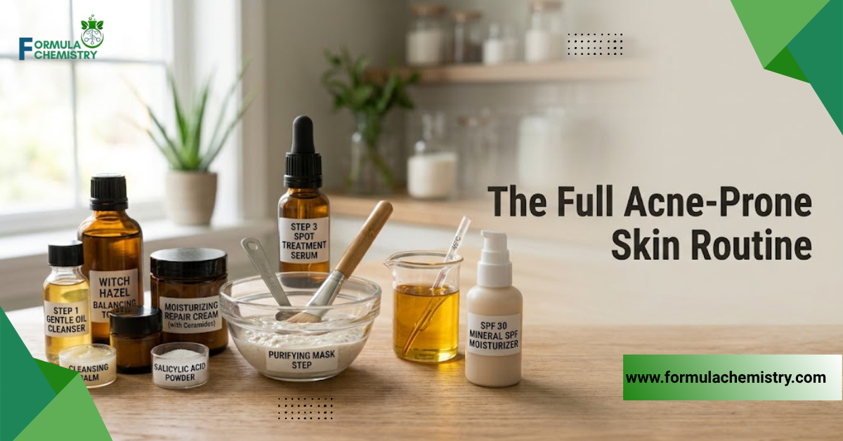 the full acne prone skin routine