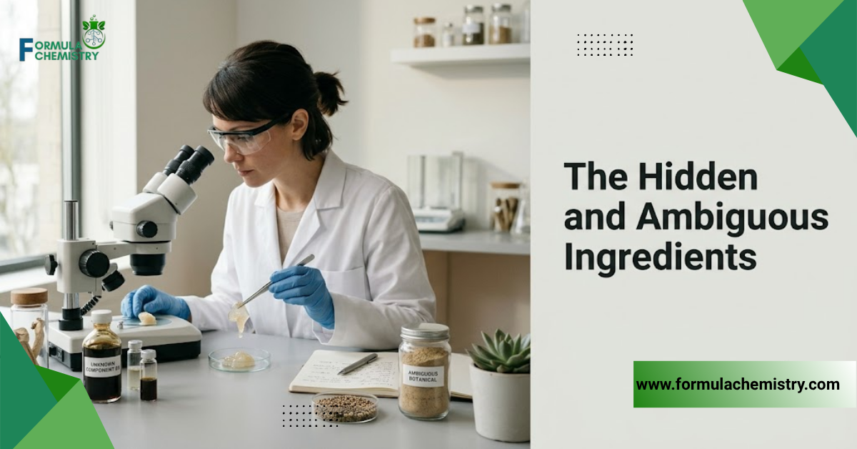 the hidden and ambigious ingredients