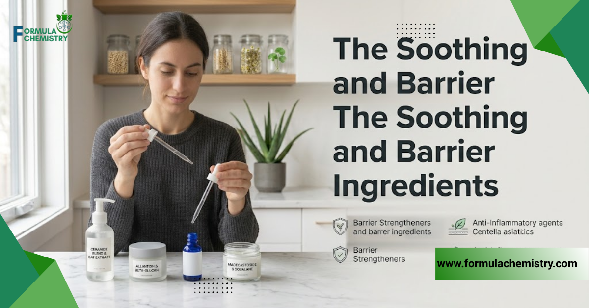the soothing and barrier the soothing and barrier ingredients