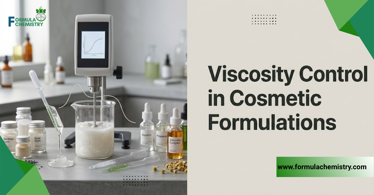 viscosity control in cosmetic formulations