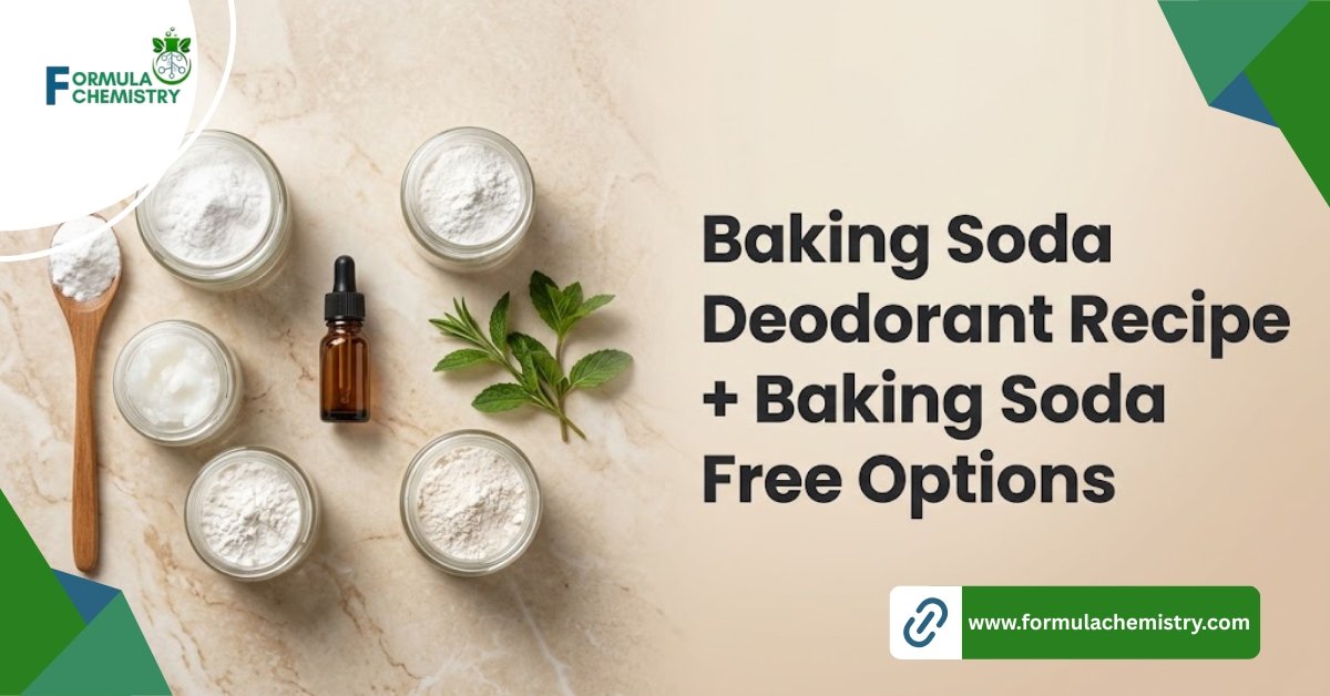 baking soda deodorant recipe + baking soda free options
