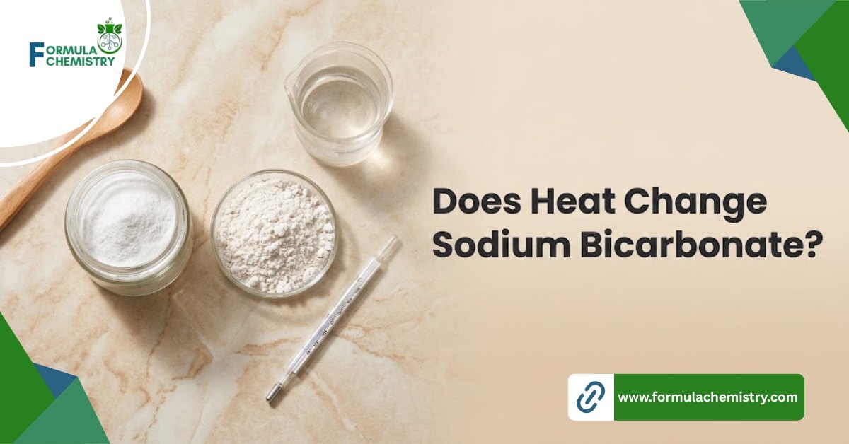 does heat change sodium bicarbonate