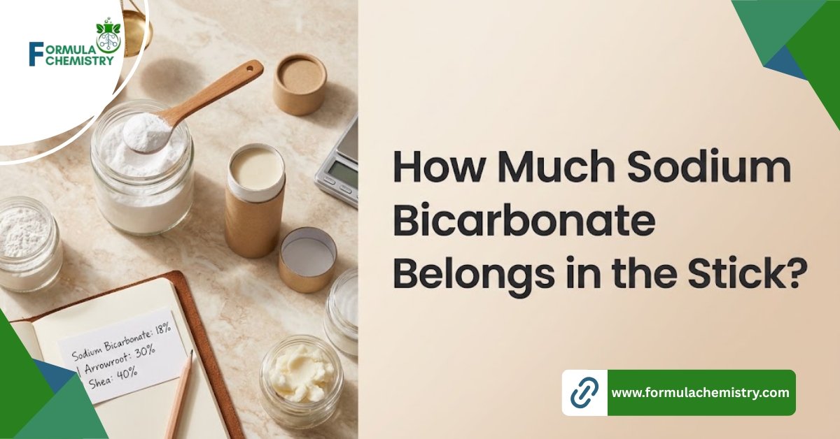 how much sodium bicarbonate belongs in the stick