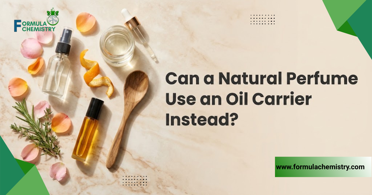 can a natural perfume use an oil carrier instead